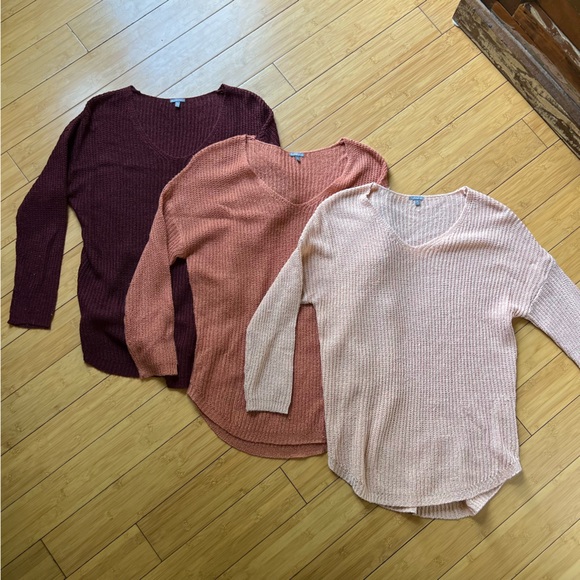 Charlotte Russe Sweaters - 3 Charlotte Russe Knit Sweaters, Size Medium